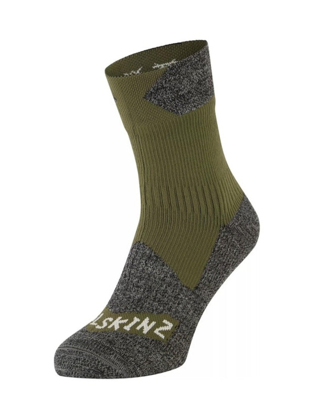 SealSkinz Unisex Bircham Waterproof All Weather Ankle Length Socks M olive